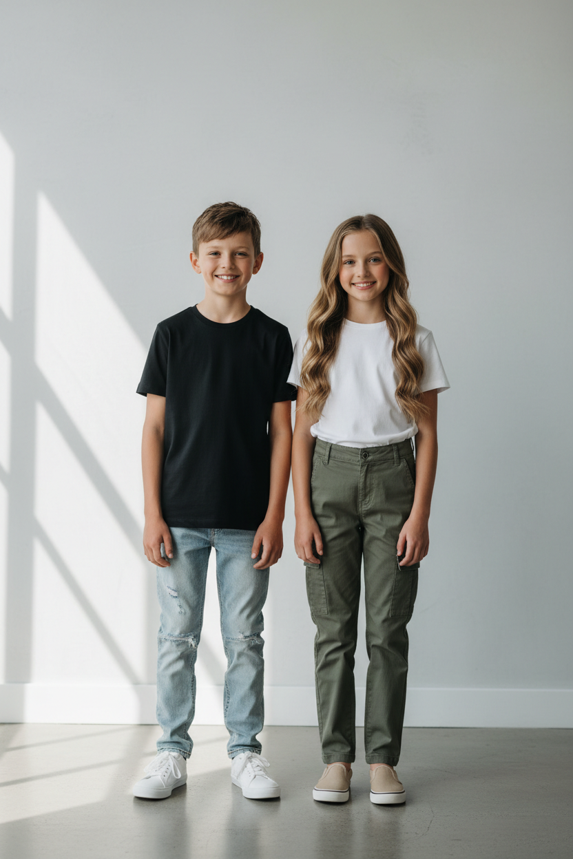 Kids Plain T-shirts