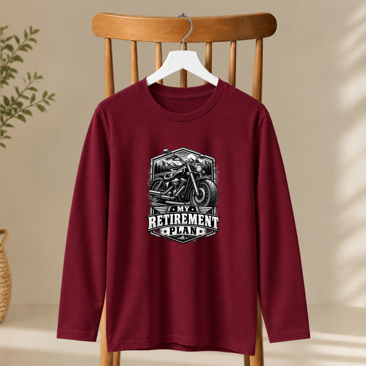 Men's Full Sleeve T-Shirt - My Retirement Plan