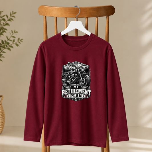 Men's Full Sleeve T-Shirt - My Retirement Plan