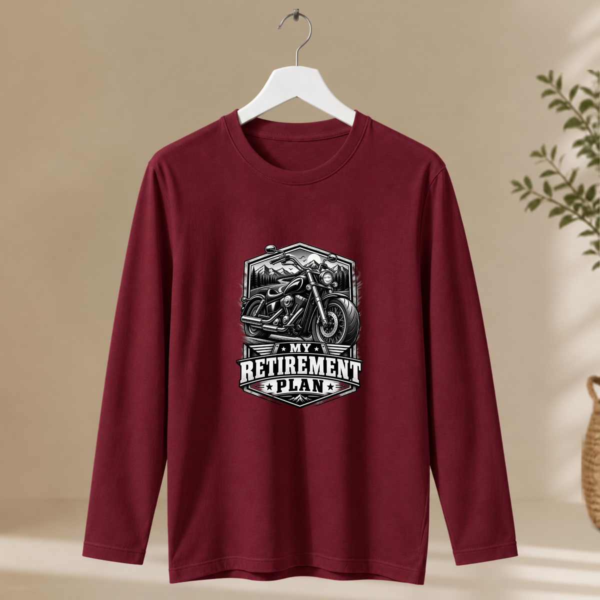 Men's Full Sleeve T-Shirt - My Retirement Plan