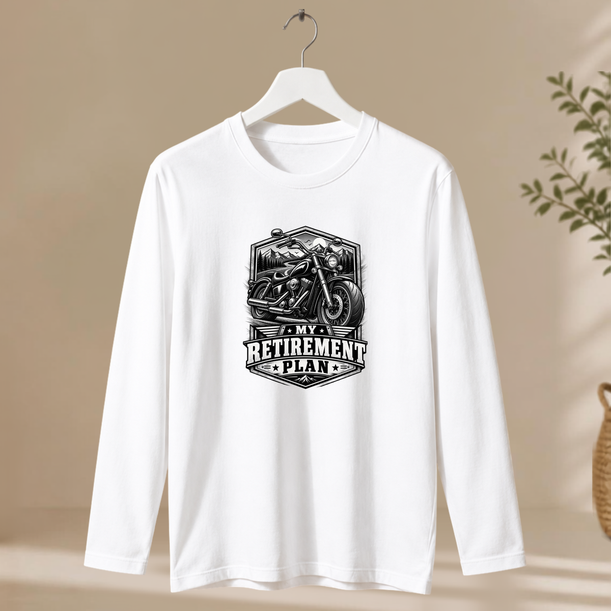 Men's Full Sleeve T-Shirt - My Retirement Plan