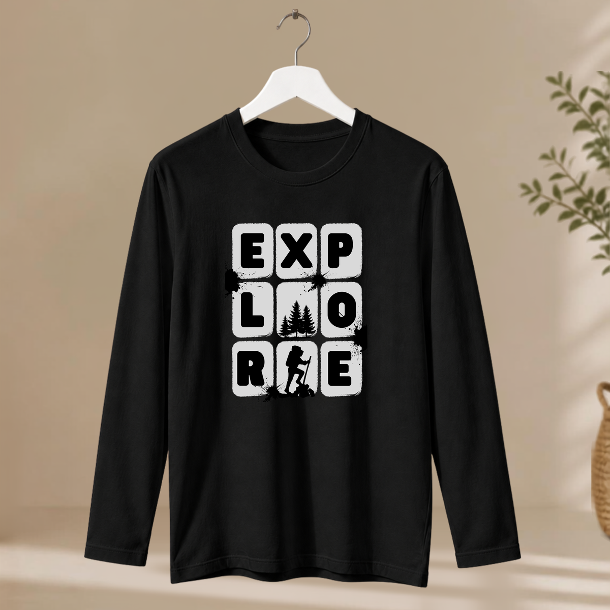 Men's Full Sleeve T-Shirt - Explore