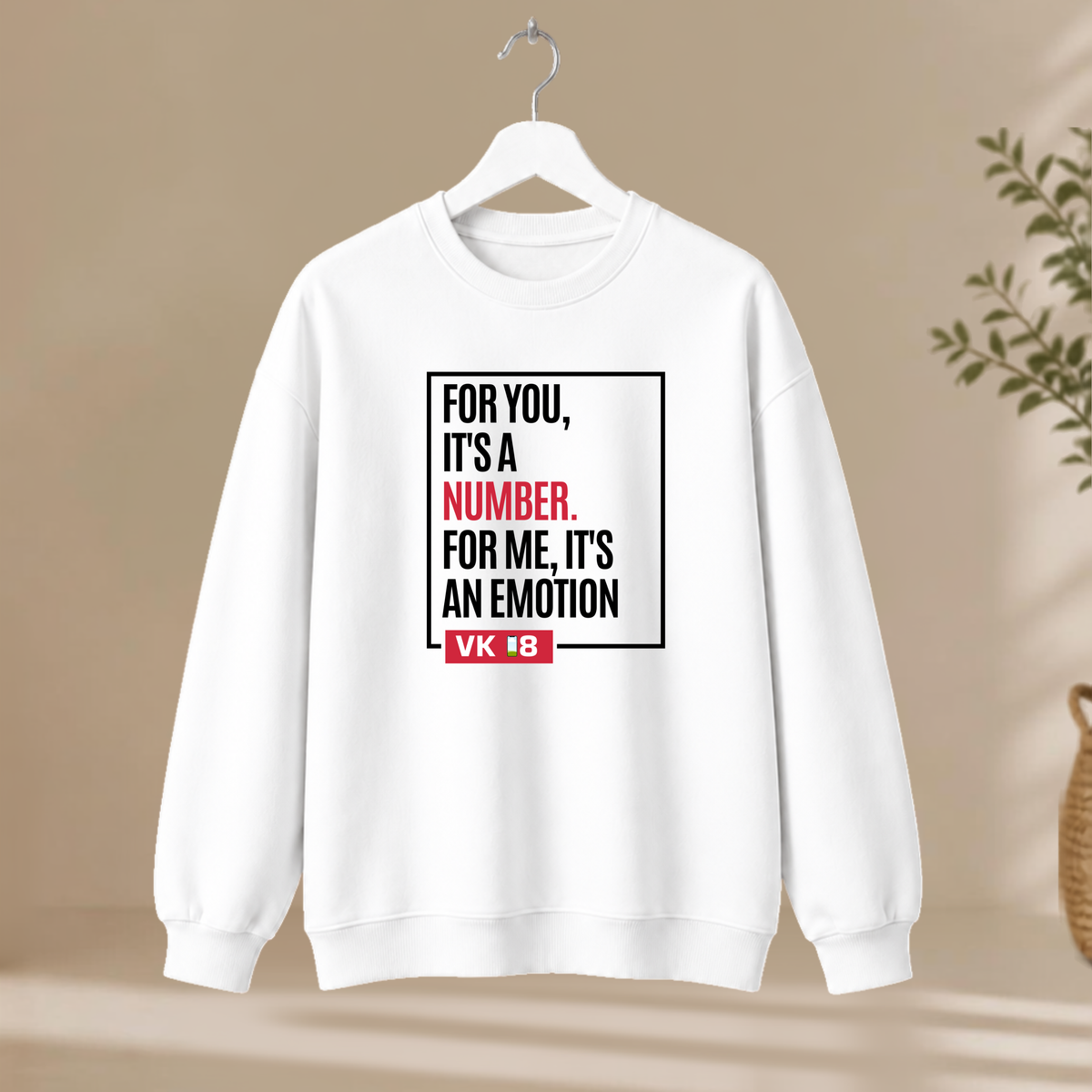 Unisex Sweatshirt - For Me It's An Emotion