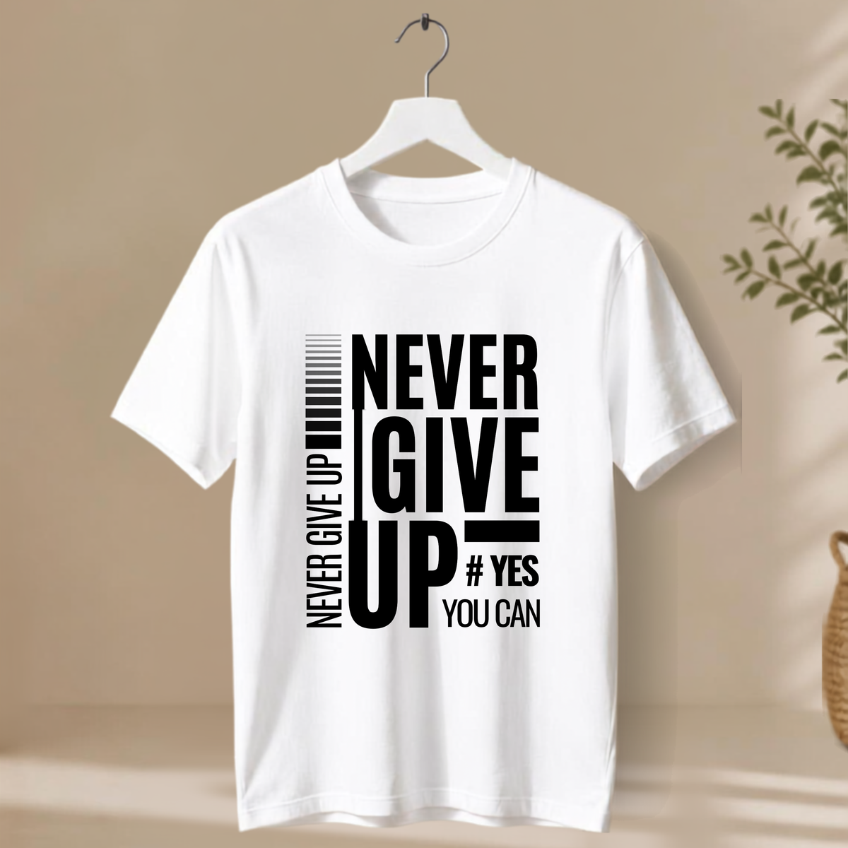 Unisex T-Shirt - Never Give Up