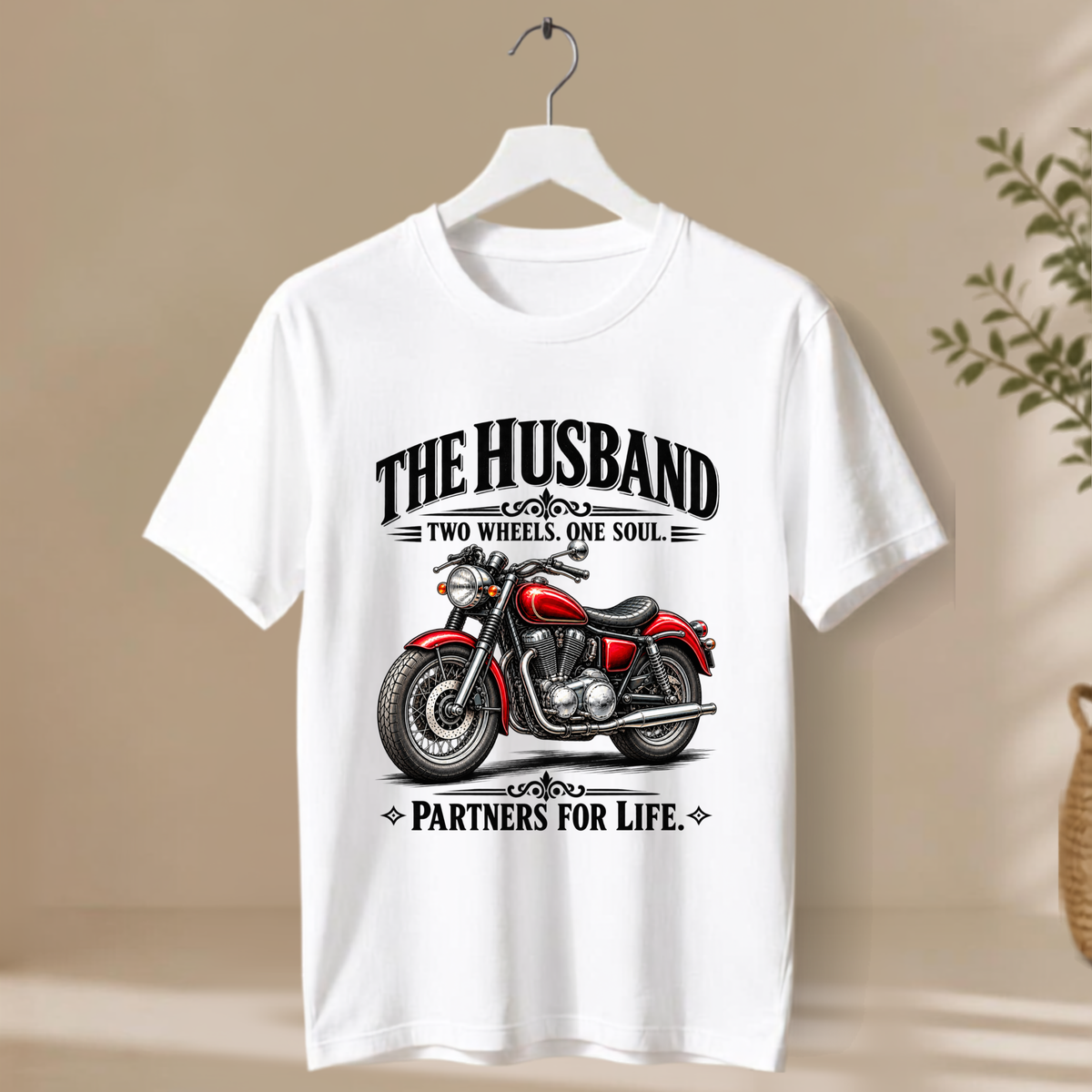 T-Shirt - The Husband Two wheels One Soul