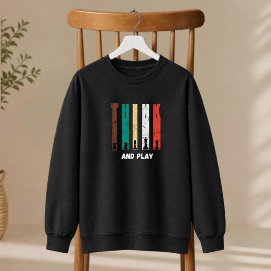 Unisex Sweatshirt - Think and Play