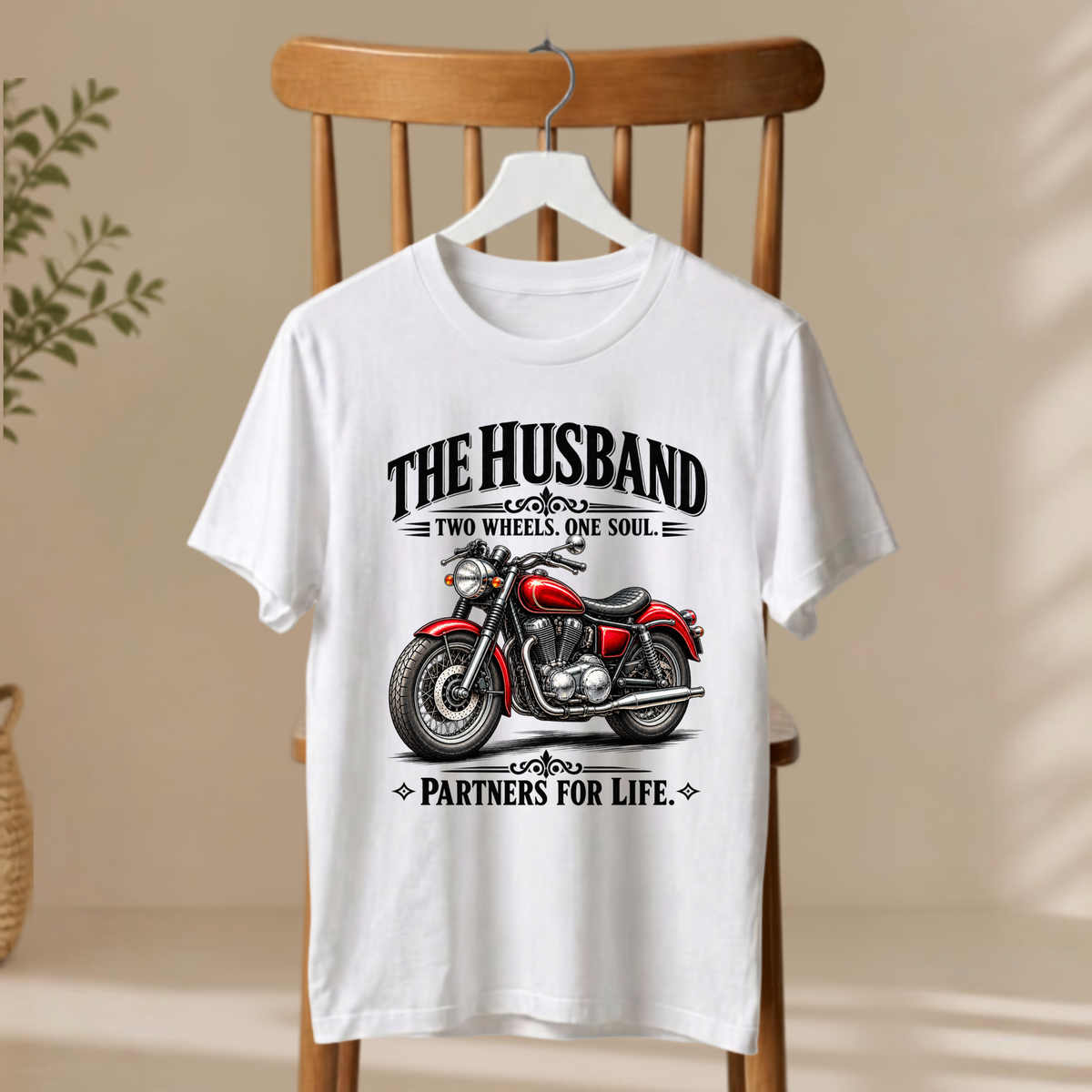 T-Shirt - The Husband Two wheels One Soul
