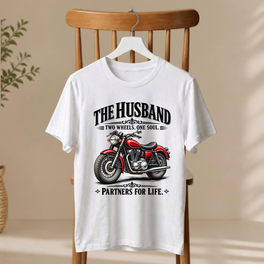 T-Shirt - The Husband Two wheels One Soul