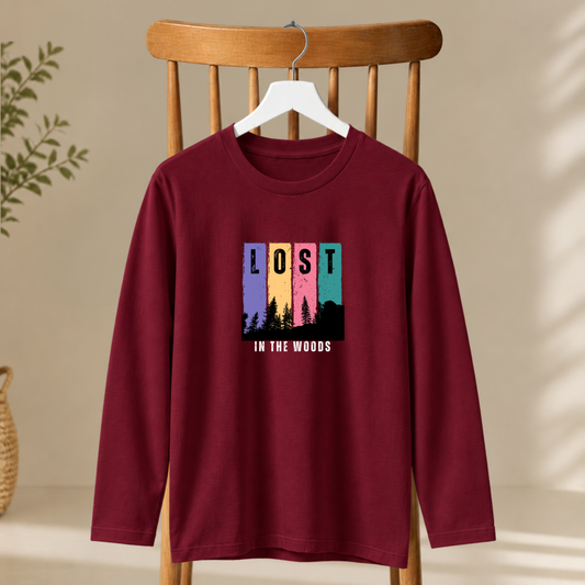 Men's Full Sleeve T-Shirt - Lost In The Woods