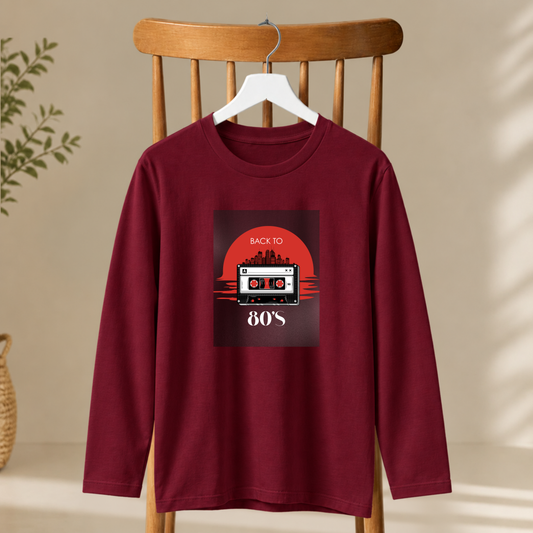 Men's Full Sleeve T-Shirt - 80's
