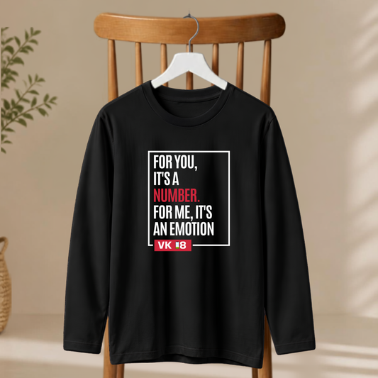 Men's Full Sleeve T-Shirt -  For Me It's An Emotion
