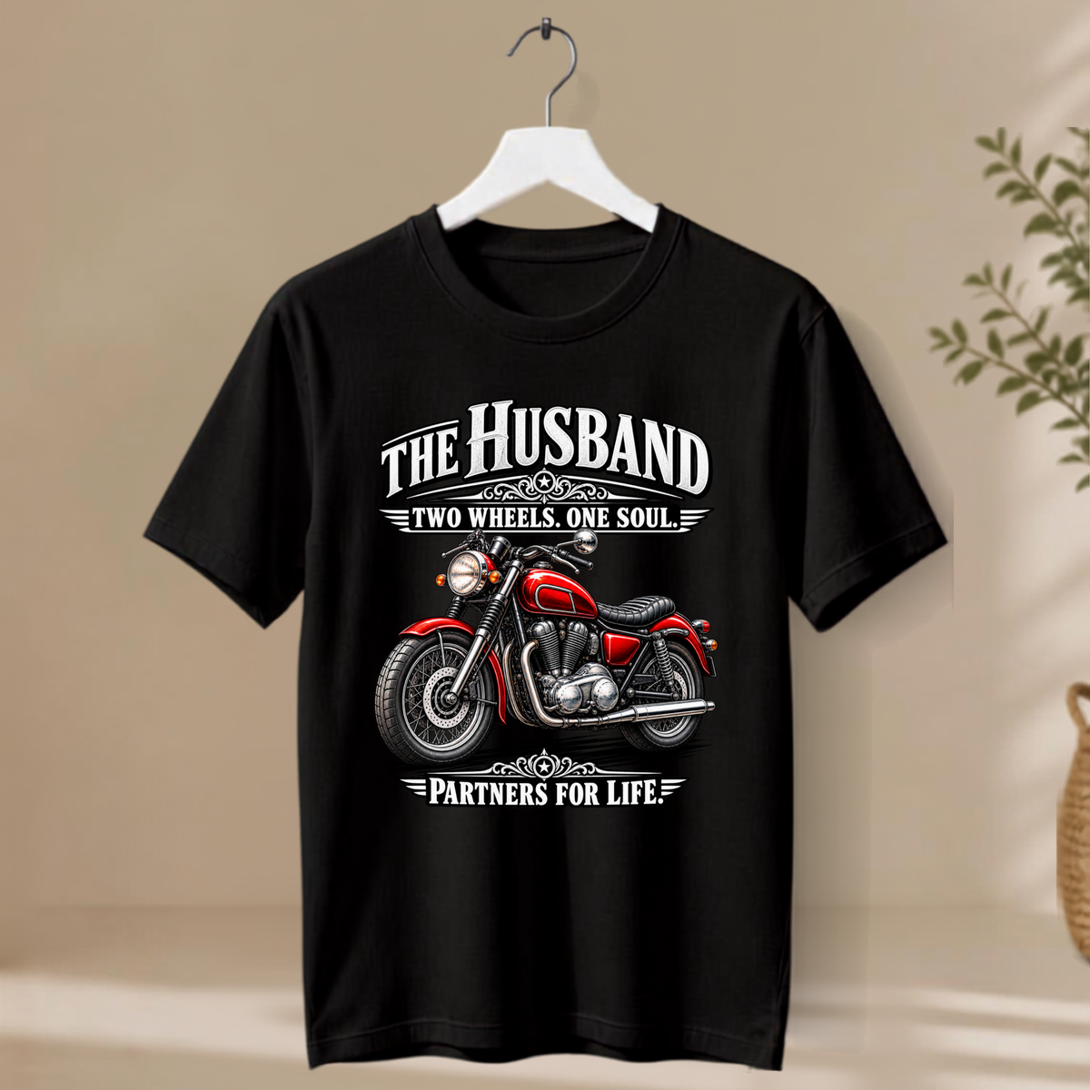 T-Shirt - The Husband Two wheels One Soul