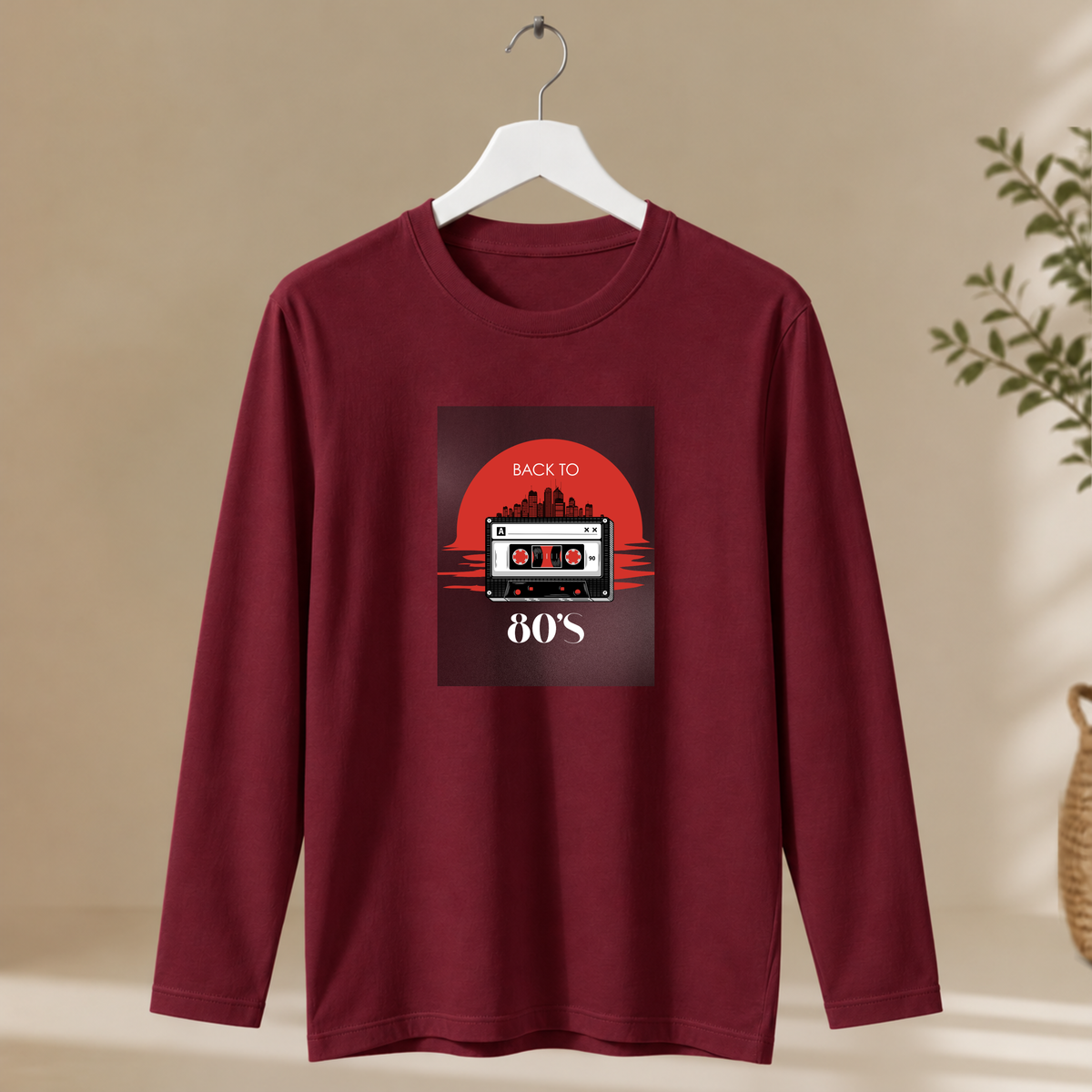 Men's Full Sleeve T-Shirt - 80's