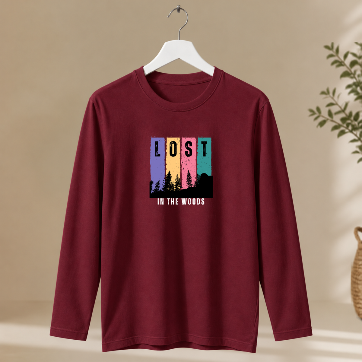 Men's Full Sleeve T-Shirt - Lost In The Woods