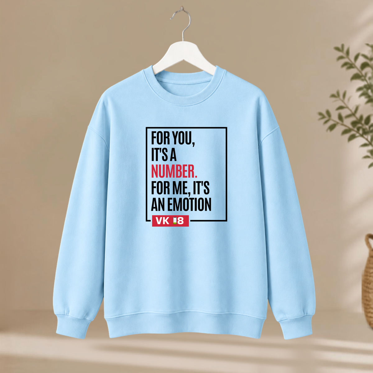 Unisex Sweatshirt - For Me It's An Emotion