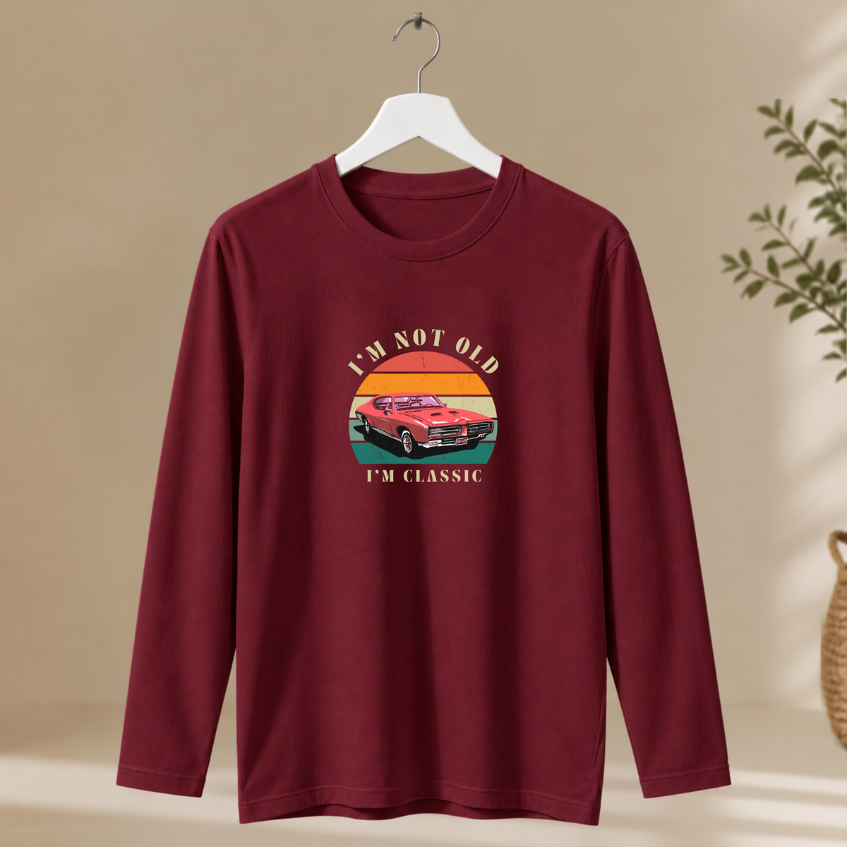 Men's Full Sleeve T-Shirt - I'M Classic