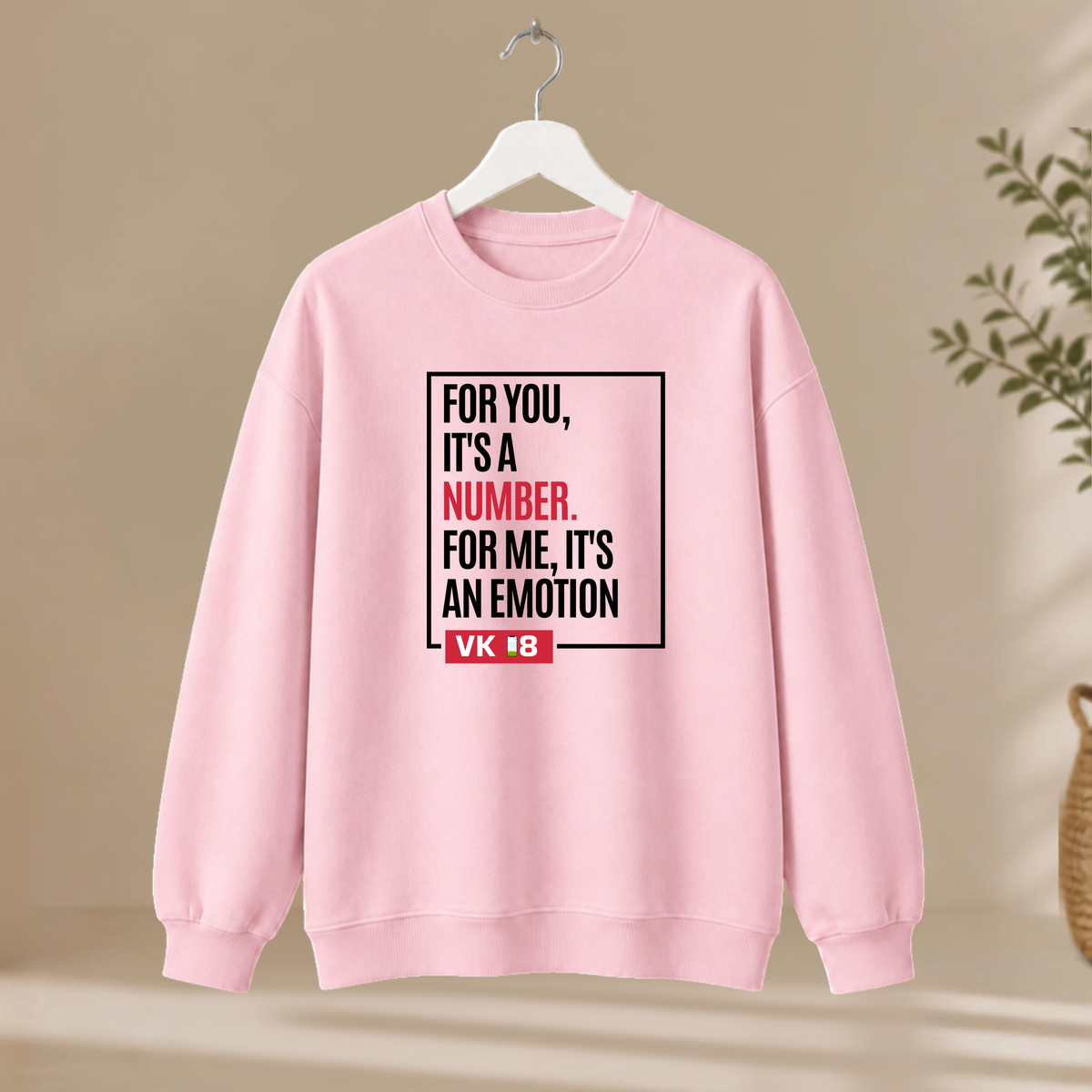 Unisex Sweatshirt - For Me It's An Emotion