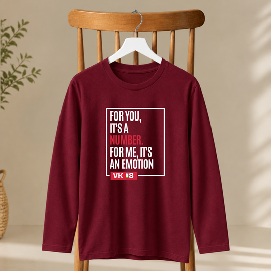 Men's Full Sleeve T-Shirt -  For Me It's An Emotion