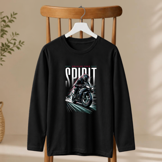 Men's Full Sleeve T-Shirt - Unleash Your Spirit