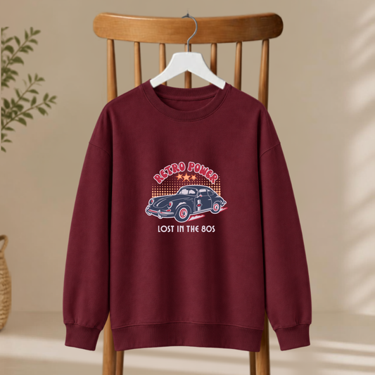 Unisex Sweatshirt - Retro Power