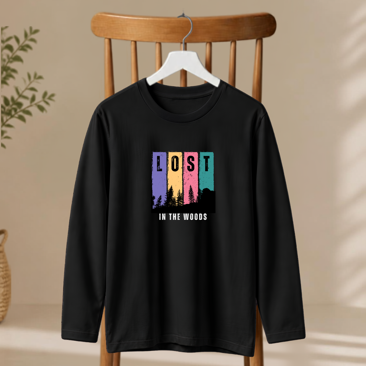 Men's Full Sleeve T-Shirt - Lost In The Woods