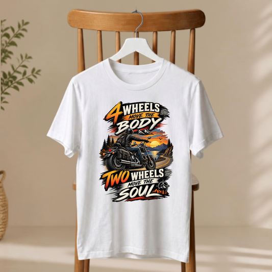 Unisex T-Shirt - Two Wheels Move The Soul