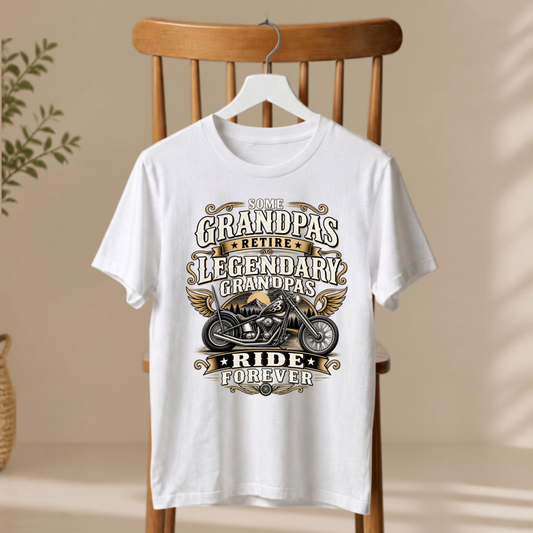 T-Shirt - Grandpas Ride Forever