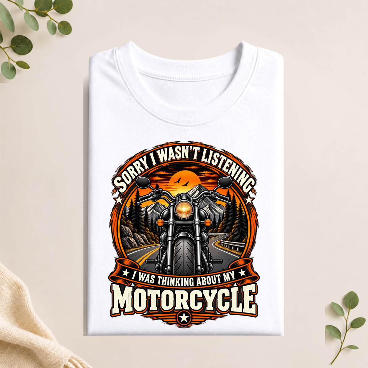 Unisex T-Shirt - Thinking About My Motorcycle