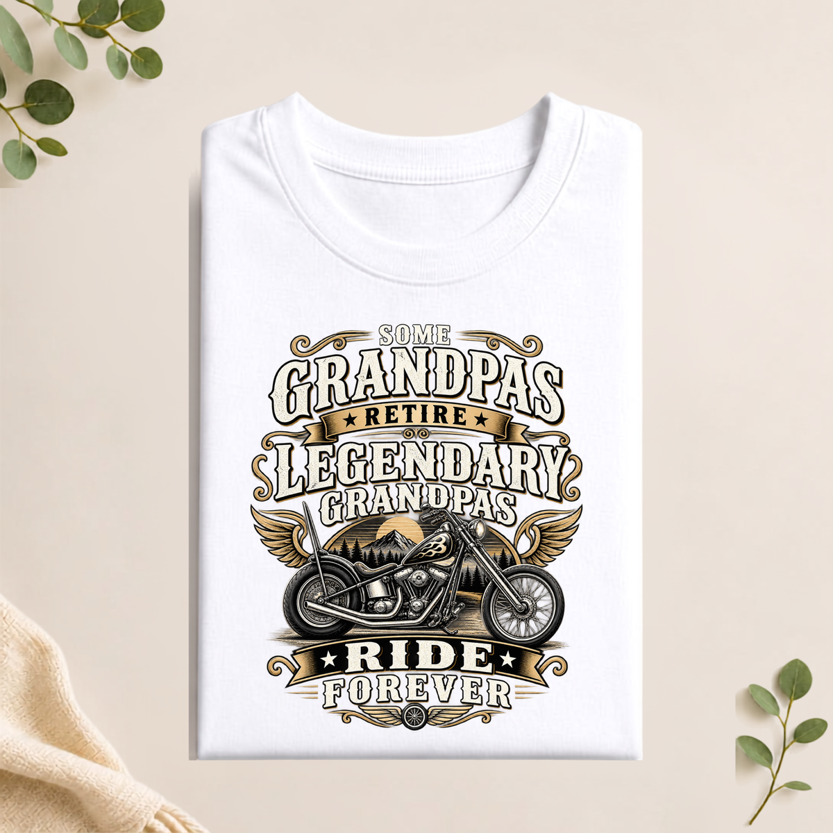 T-Shirt - Grandpas Ride Forever