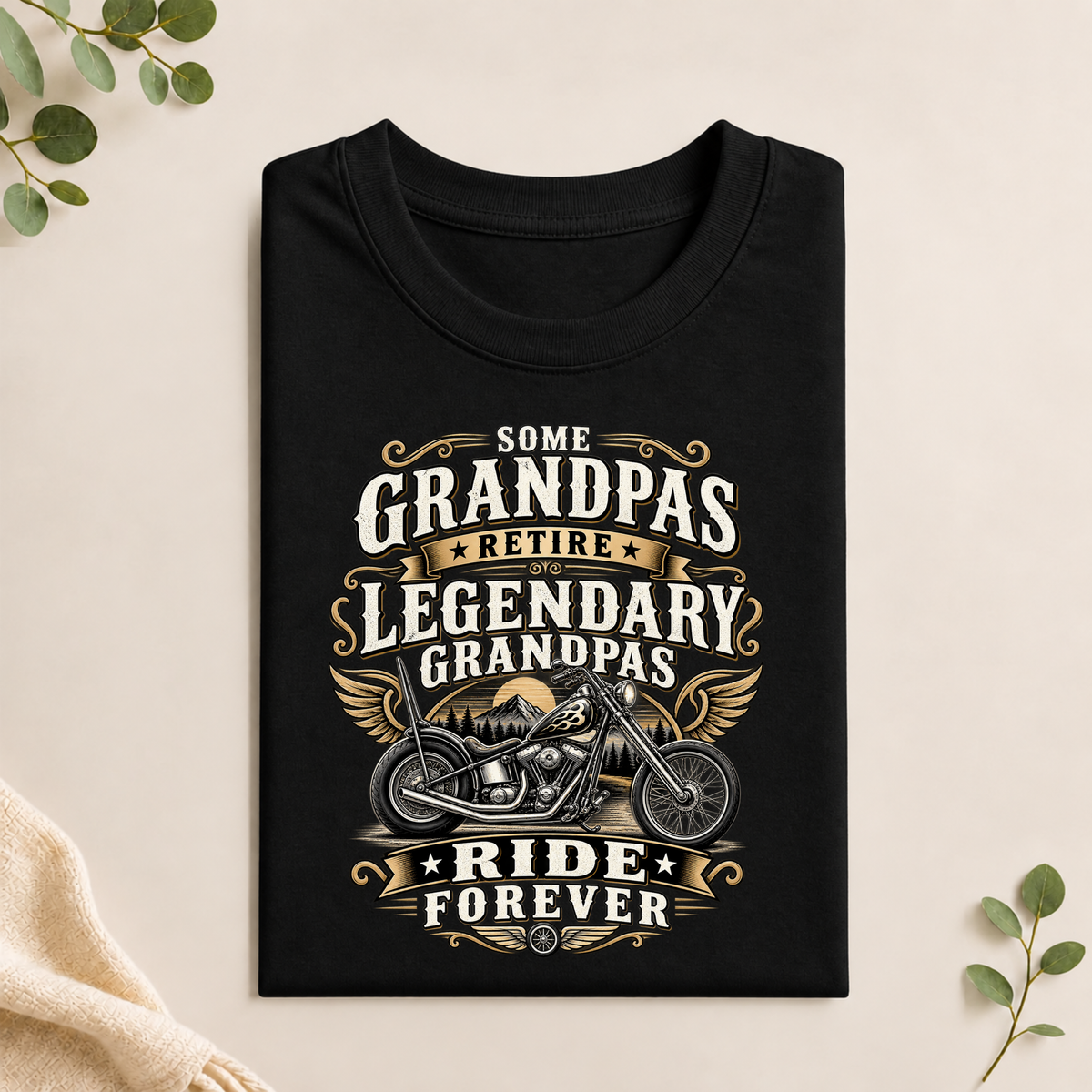 T-Shirt - Grandpas Ride Forever